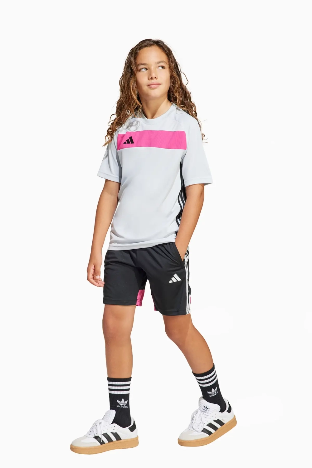 Футболка adidas Tiro 25 Essentials Junior - серый