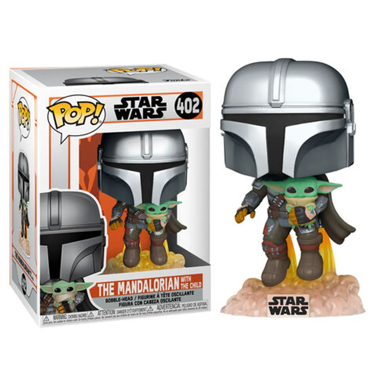 Funko POP! Star Wars: The Mandalorian with Grogu (402)