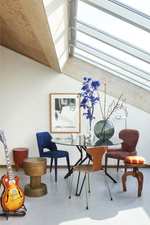 Приставной столик Pols Potten Bolt antique brass, латунь