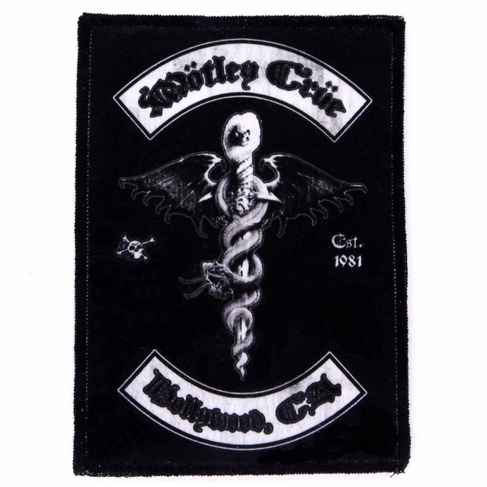 Нашивка Motley Crue Hollywood CA (582)