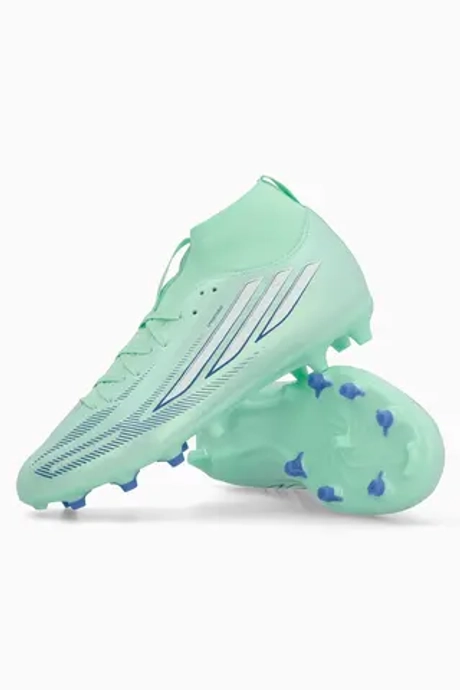 Бутсы adidas F50 League Sparkfusion Mid FG/MG Junior - бирюзовый