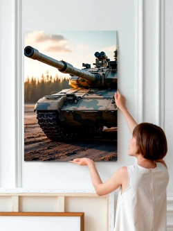Картина "Т-90", для интерьера 50х70см 1шт.