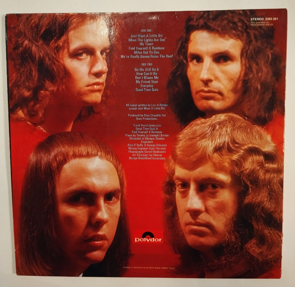 Винтажная виниловая пластинка LP Slade Old New Borrowed And Blue (Germany 1974)