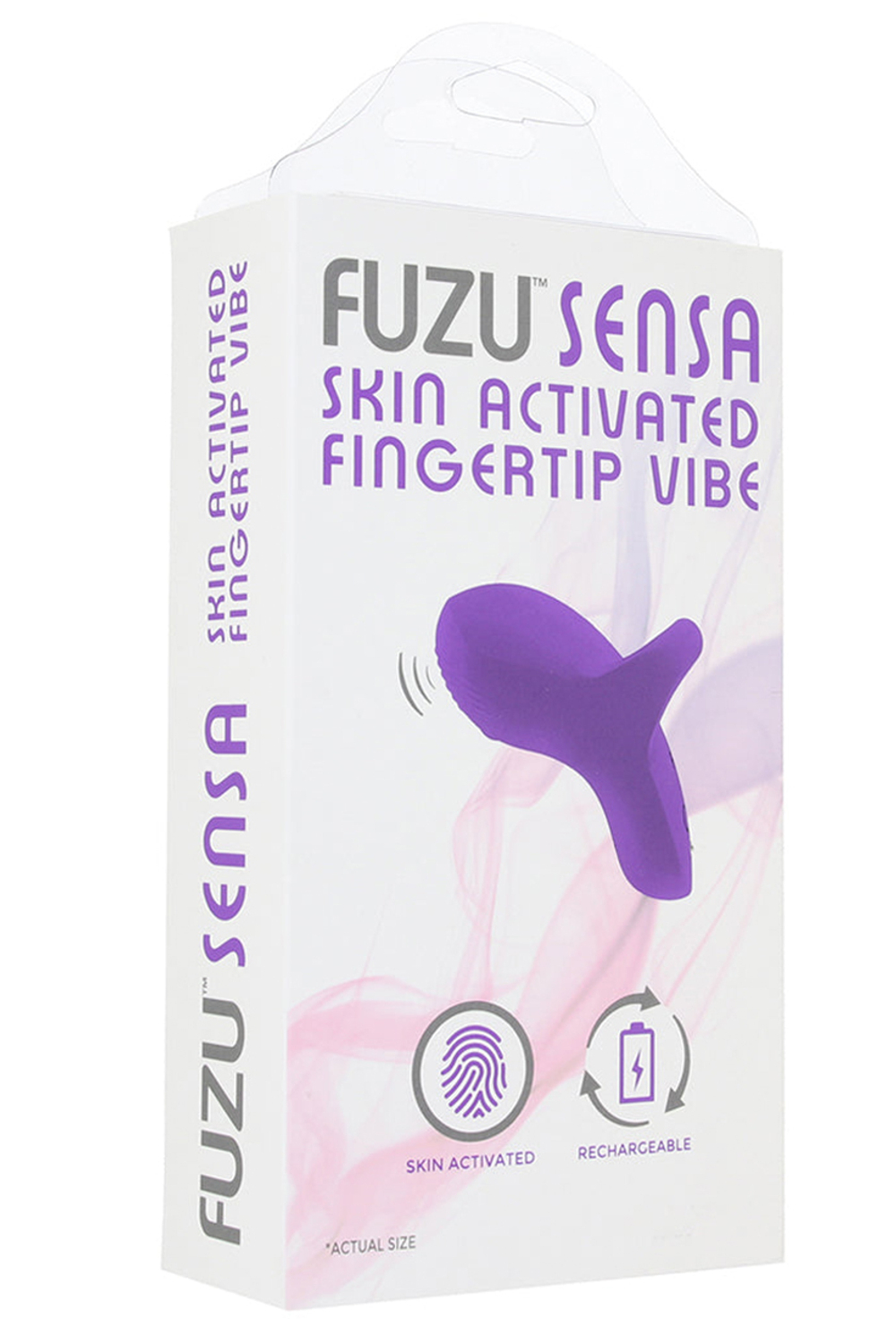 Fuzu Sensa - Сенсорный вибромассажёр на палец, лиловый