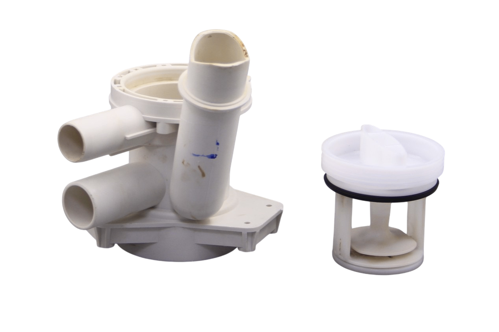 Улитка сливного насоса с фильтром PMP600CY стиральной машины Candy, Haier