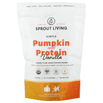 Sprout Living, простой протеин из семян тыквы, со вкусом ванили, 454 г (1 фунт)