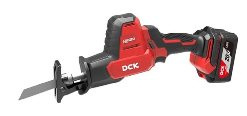 Пила сабельная аккумуляторная DCK KDJF22,18В, 3000 об/мин, ход - 22 мм, 1*4А/ч