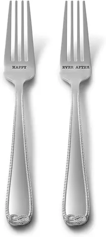 Wedgwood Набор из 2 вилок для торта Vera Wang Infinity Happy Ever After 40015888