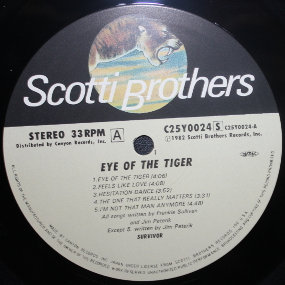 Survivor / Eye Of The Tiger (LP)