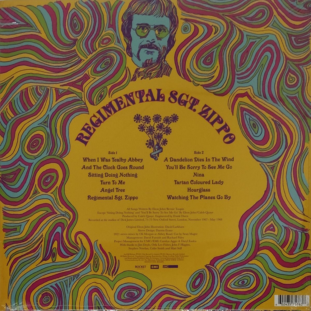 Elton John — Regimental Sgt. Zippo (LP)