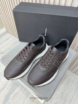 Кроссовки тёмно-коричневые от Kiton BP5-439137