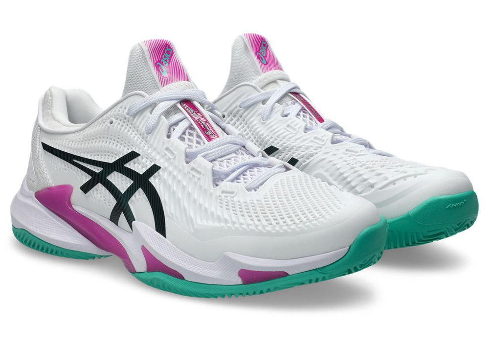 Теннисные кроссовки Asics Court FF 3 Clay - white/digital sakura