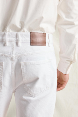 ZARA ДЖИНСЫ STRAIGHT FIT, БЕЛЫЙ