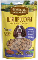 ДЕРЕВЕНСКИЕ ЛАКОМСТВА Суперфуд кролик и семена тыквы 0,09 кг
