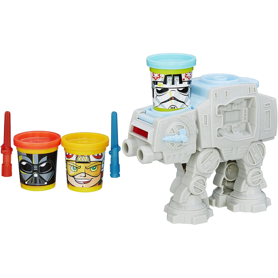 Play-doh Star Wars At-at Attack Toy With Can-heads
