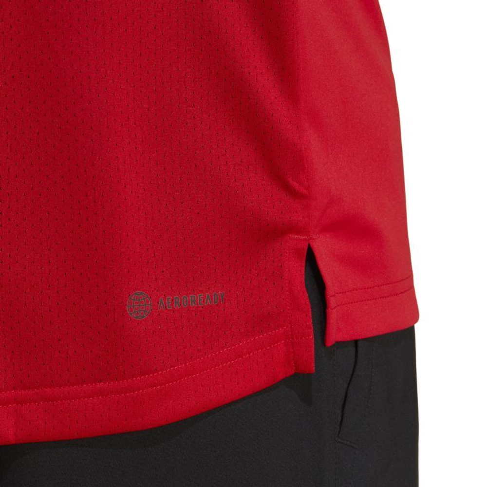 Мужская теннисная футболка Adidas Club Tennis Tee - better scarlet
