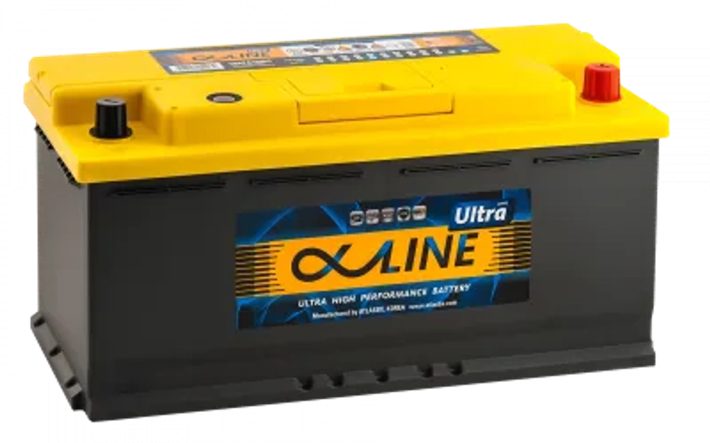 Аккумулятор 6СТ-110 А.ч., о.п., R+, ALPHALINE ULTRA
