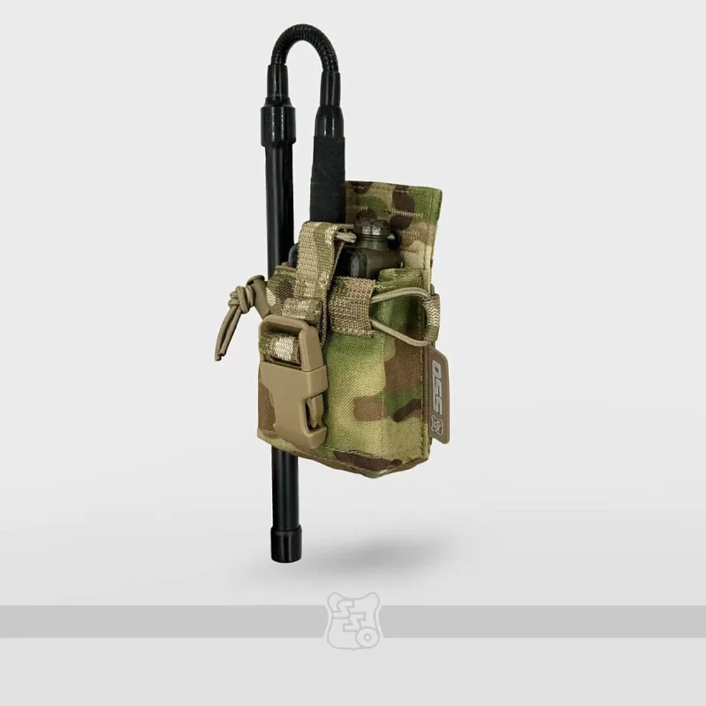 ПРС 2 MOLLE. Сумка под радиостанцию с утяжками и фастексом ССО