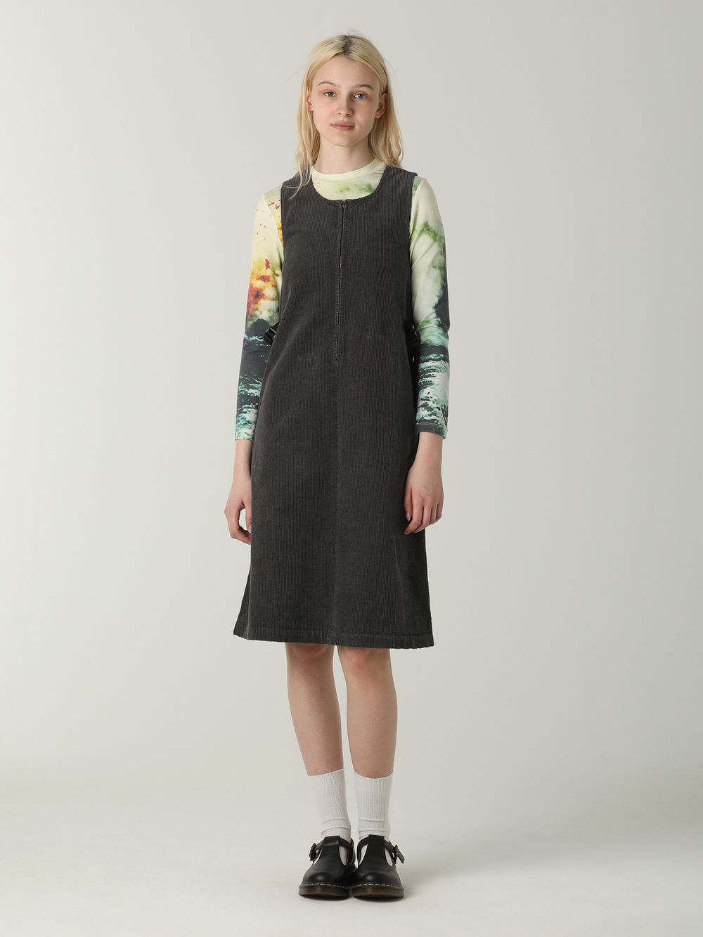 Платье Waffle Cord Mid-length
