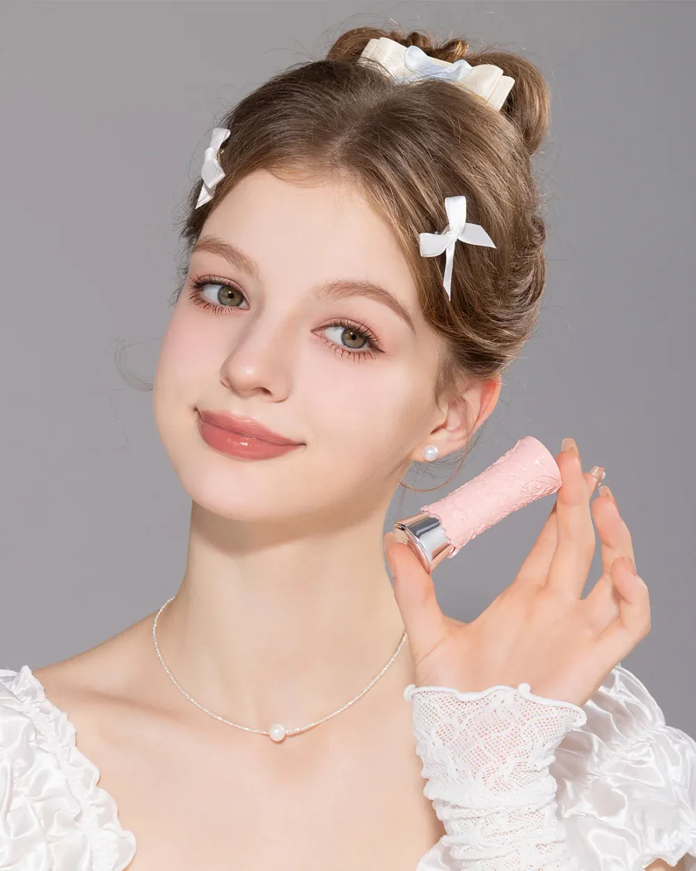 Помада для губ Flower Knows Swan Ballet Shine Lipstick - B02 Mary Jane