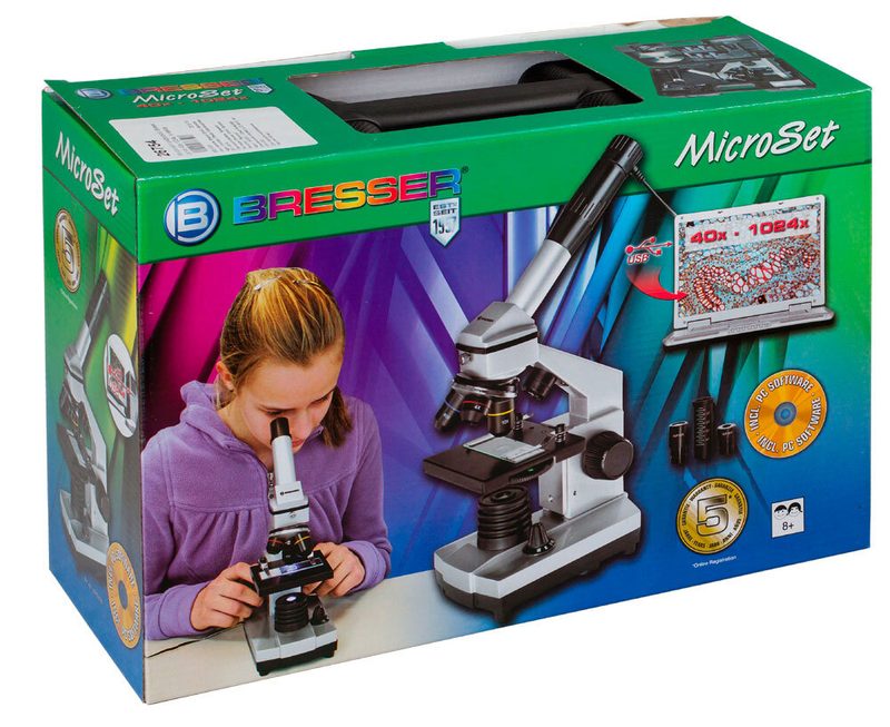 Микроскоп цифровой Bresser Junior 40x–1024x, в кейсе - фото 11