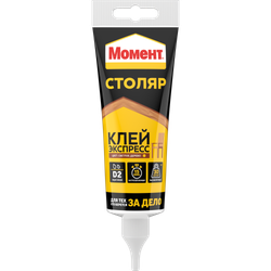 Клей Момент Столяр 3040159 Экспресс D2 цвет светлого дерева 125 гр | Другие бренды