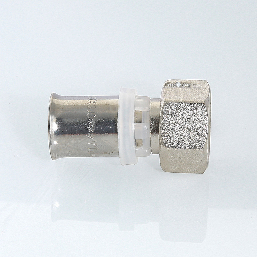 Соединитель пресс Valtec с накидной гайкой 16х1/2" (VTm.222.N.001604)