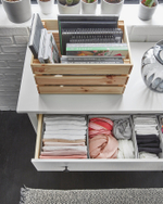 Набор коробок IKEA KOMPLEMENT (КОМПЛЕМЕНТ), Светло-серый, 25x27x12 см, 2 шт
