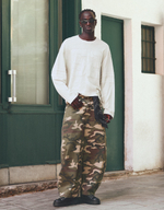 Мужские брюки baggy fit с принтом - BERSHKA
