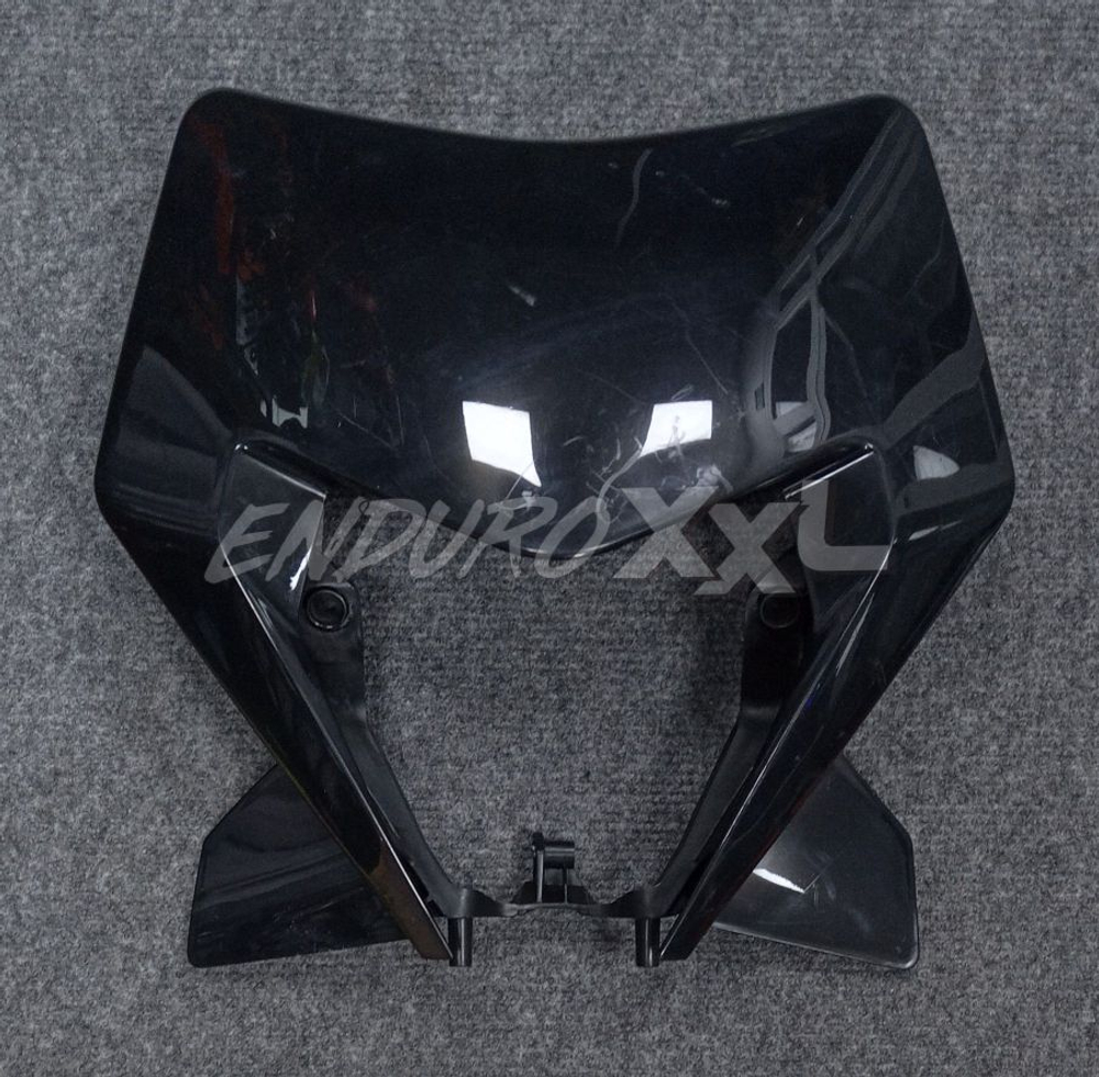 Пластик под фару (маска) (KTM 24+/GR8 с 24/Kews K23/Hengjian S7) черный