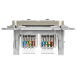 FLITE Розетка 2-местная компьютерная RJ45 категория 5Е UTP РК5е-2-0-ФлШ шампань IEK