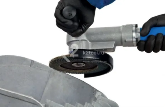 Лепестковый торцевой круг Karnasch Ø125х22,2 мм, Р40, ZIRCONIUM STANDARD PRO, артикул 12.1010.125.040