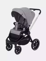 Коляска детская MOWBaby "ZOOM"PU (2в1) RA086 Silver Beige