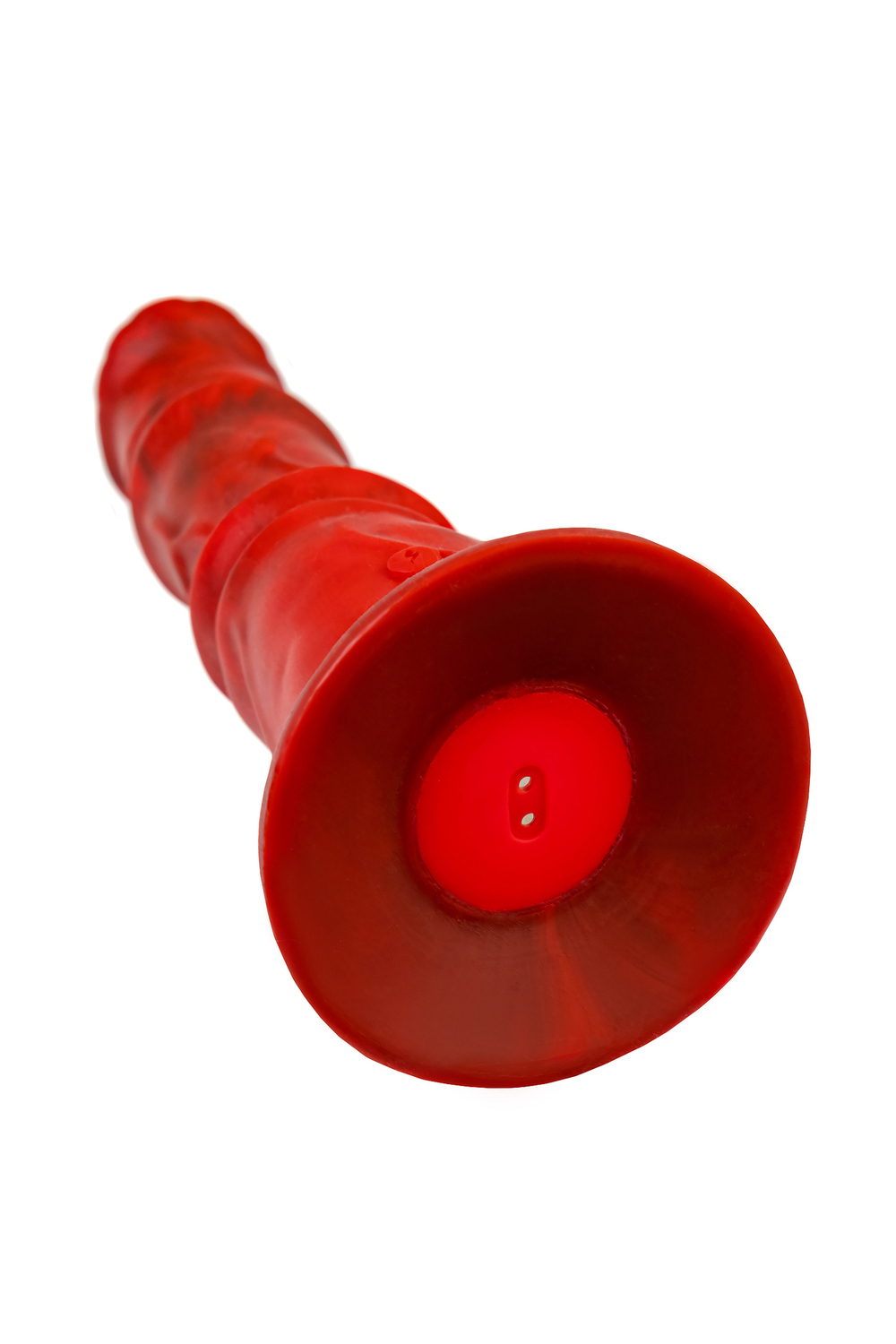 Вибратор Black&Red Monster Rex красный 24,5 см