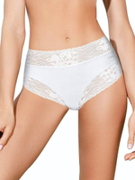 Трусики-слип со средней линией талии Soft lace (Размер: XL) (Цвет: белый)
