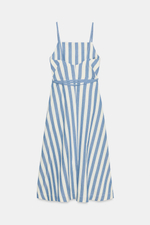 ПЛАТЬЕ МИДИ В ПОЛОСКУ — ZW COLLECTION — ZARA