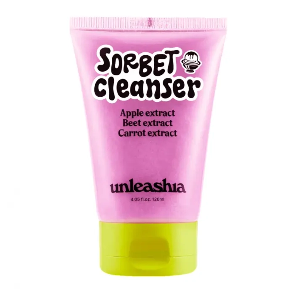 Unleashia Очищающая пенка 3-в-1 с AHA, BHA, витамином C - ABC Sorbet Facial Cleanser, 120мл.