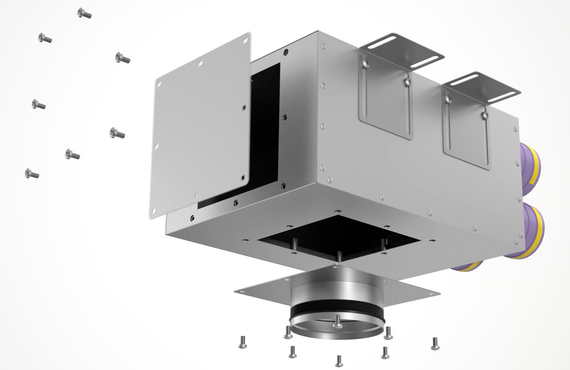 Provent KV 160/75×8 коллектор металлический на 8 выходов