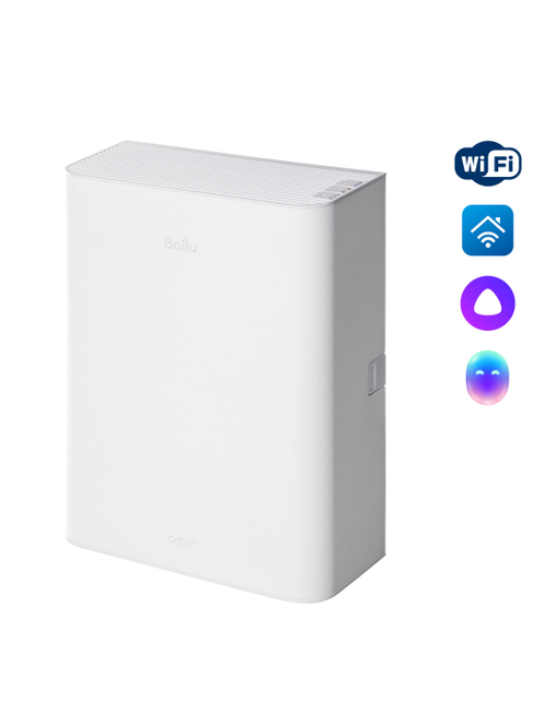 Очиститель воздуха приточный/бризер Ballu ONEAIR ASP-100W белый