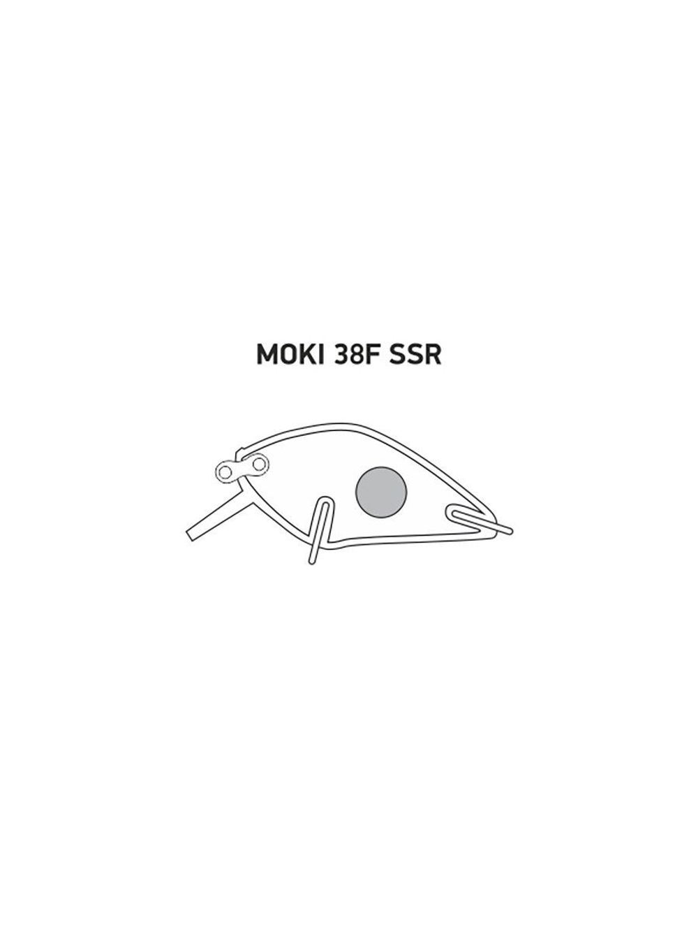 Воблер для рыбалки MOKI 38F SR-078 4,5 г., плавающий