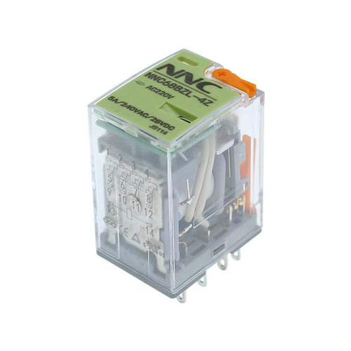 Электромагнитные реле 4 контакта, 220VAC, 5A (20 шт.)
