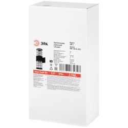 Светильник уличный настенный ЭРА «Асия» GBW-108-BL-0320 230В 2хЕ27 IP54 вверх/вниз черный | Садово-парковые светильники