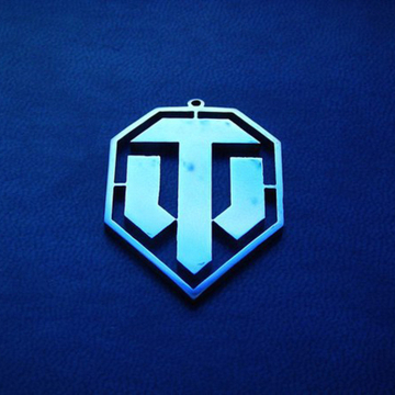 Металлический кулон "World of Tanks"