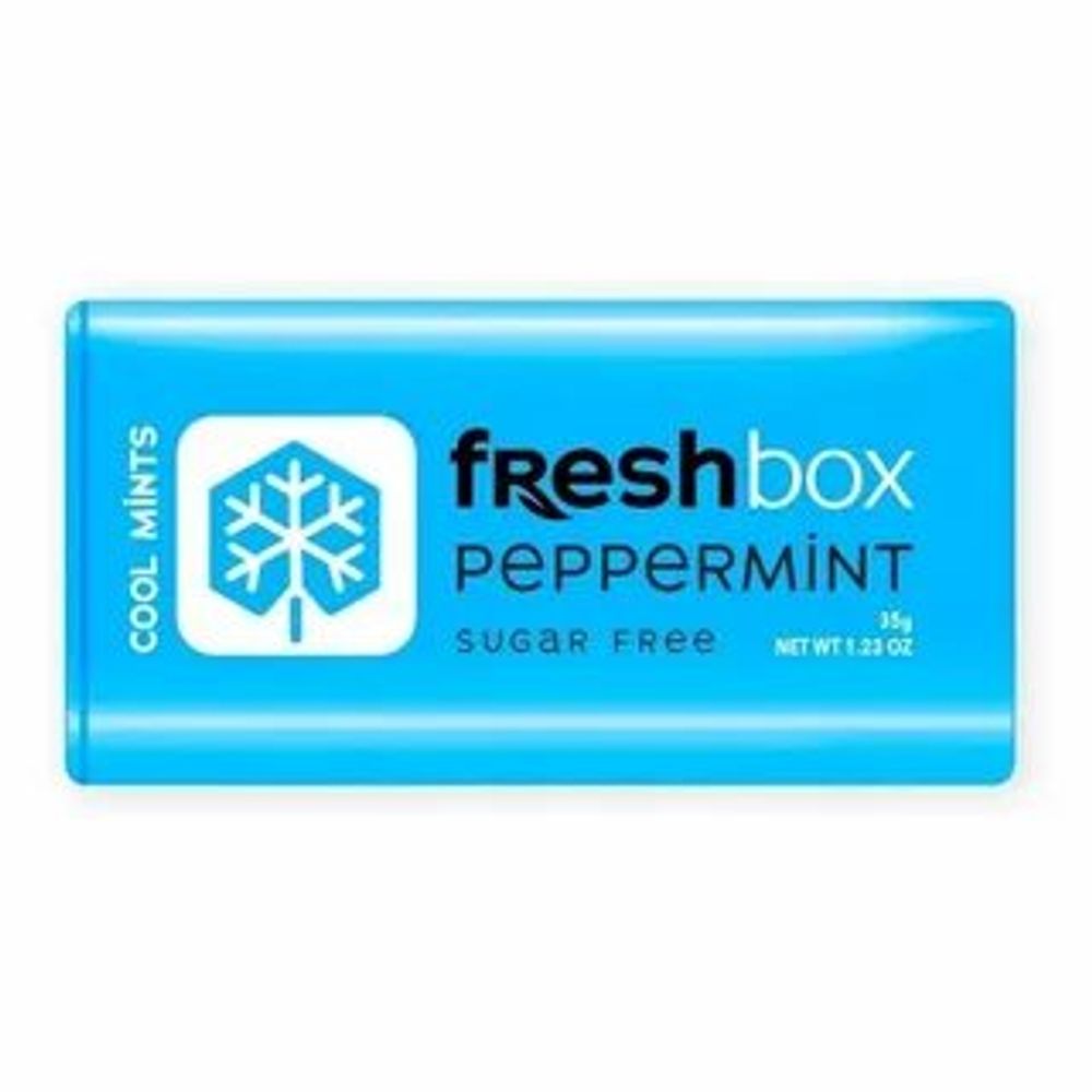 Драже освежающие без сахара FRESHBOX Ледяная мята, 35г Арт. F2