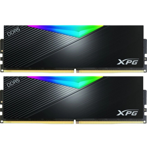 Модуль памяти DIMM DDR5 32Gb, 6800Mhz, 2x16Gb, ADATA XPG Lancer RGB, Black (AX5U6800C3416G-DCLARBK)