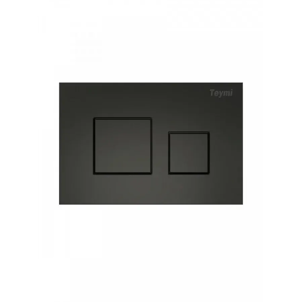 Клавиша смыва Teymi Kati, двойной смыв, черный матовый T70702BM