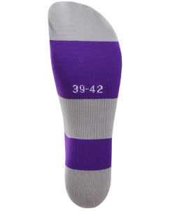 Гетры футбольные CAMP BASIC SOCKS, фиолетовый/серый/белый