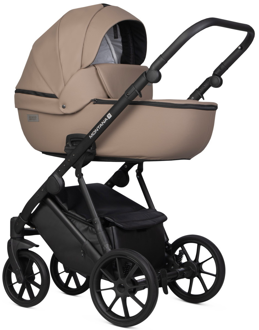 Детская коляска Riko Basic Montana X Ecco 2 в 1 22 Beige (бежевый)