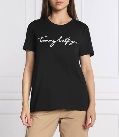 футболка Tommy Hilfiger - черный(WW0WW24967)