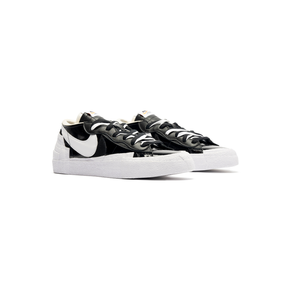 Кроссовки Nike Blazer Low x Sacai "Black Patent Leather"